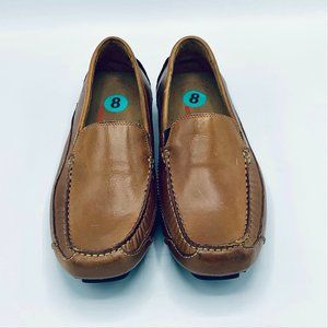 Rockport Size 8W Leather Driving Loafers.  NWT